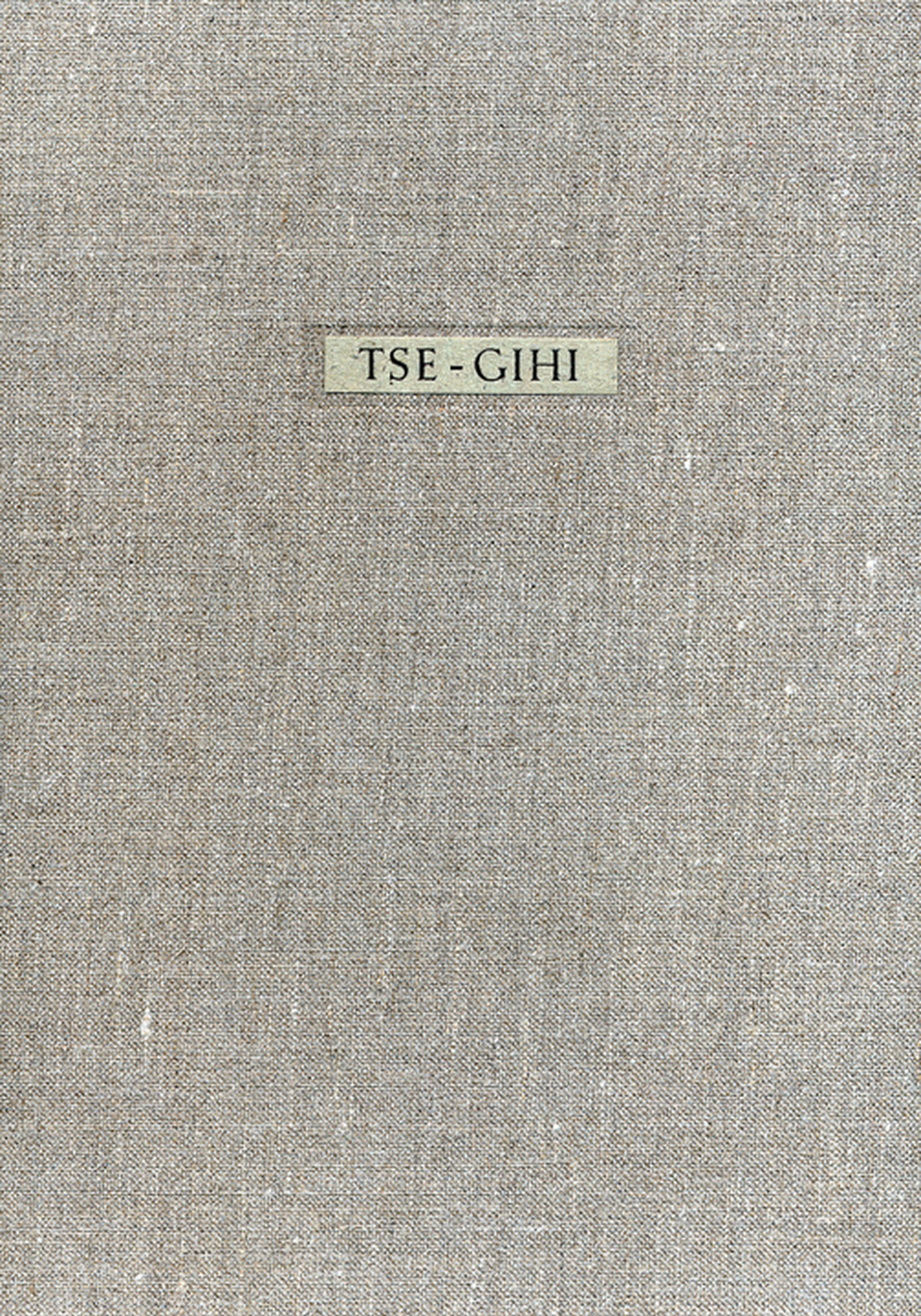Umschlag Tse Gihi