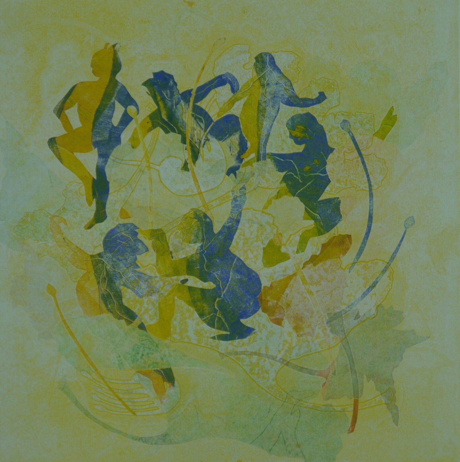 Tanz 15 schablonendruck 2020 44x44cm