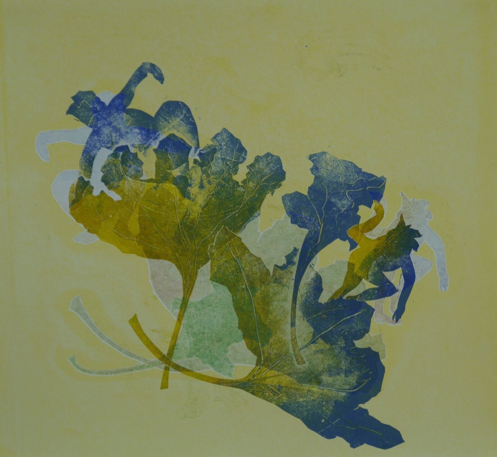 Tanz 14 2020 schablonendruck 40x44cm