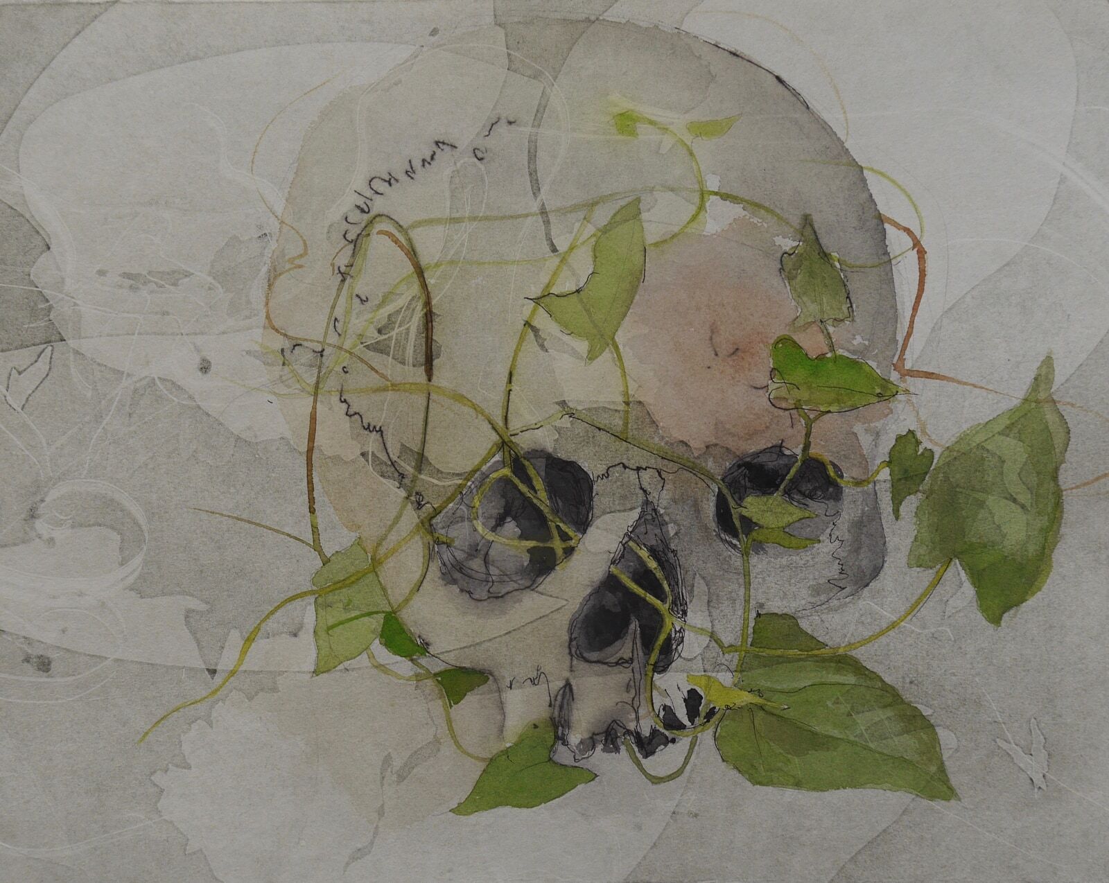 Anfang und Ende Zeichnung Druck202229325cm