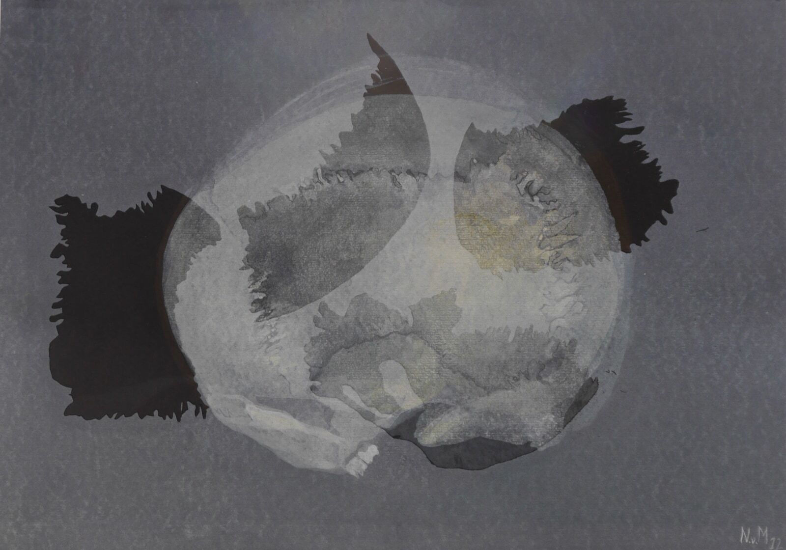 Cranium Serie4 Acryl Schablonendruck2022295x42cm