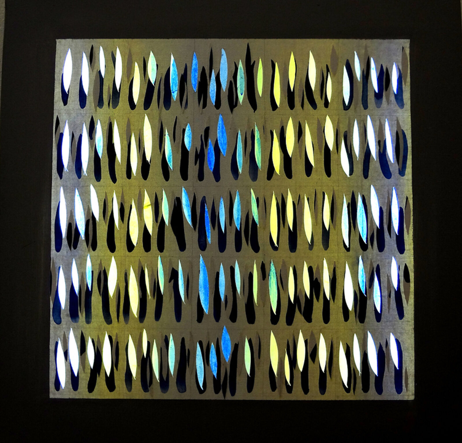 Acryl/Leinwand/60x60cm/2011/LED/nachts
