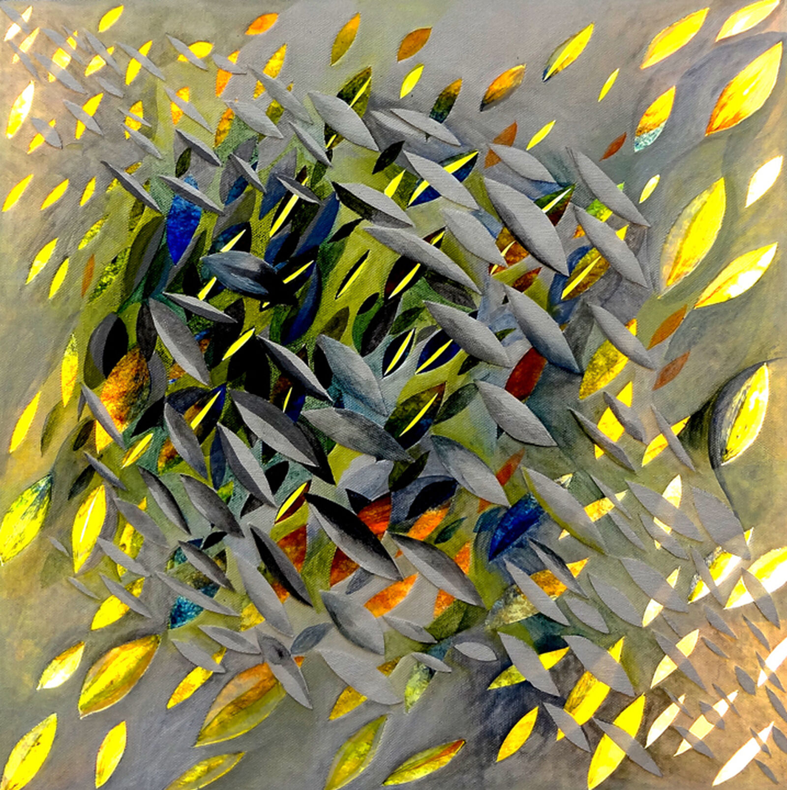 Acryl/Leinwand/60x60cm/2011/LED verkauft